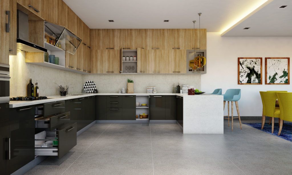 Kitchen for senior citizens - modular kitchen