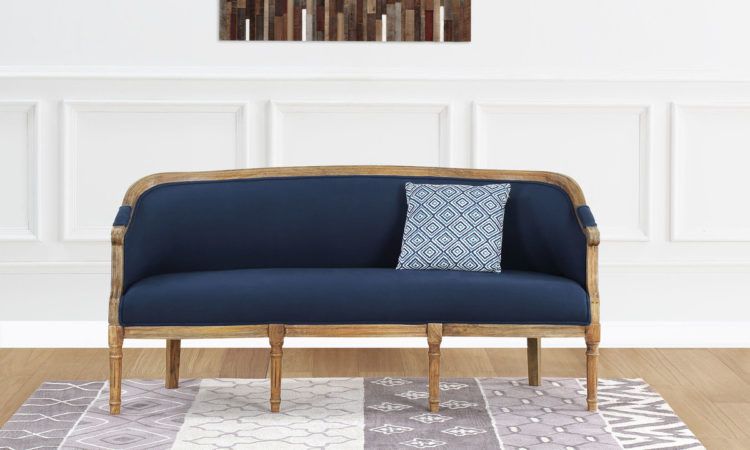 blue sofa