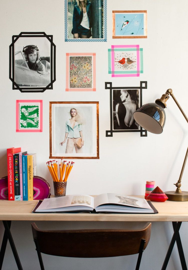 DIY tape frames