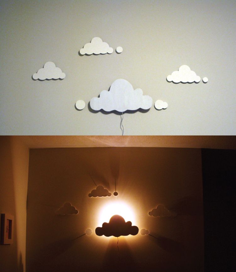 Cloudy DIY night lights