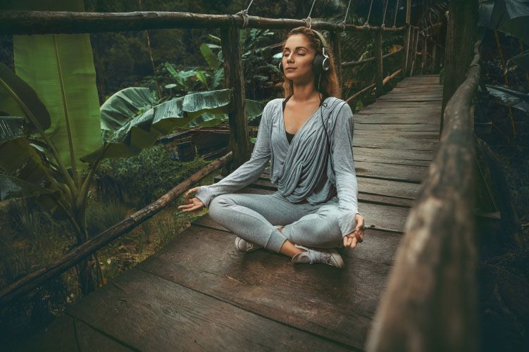 music in meditation corner