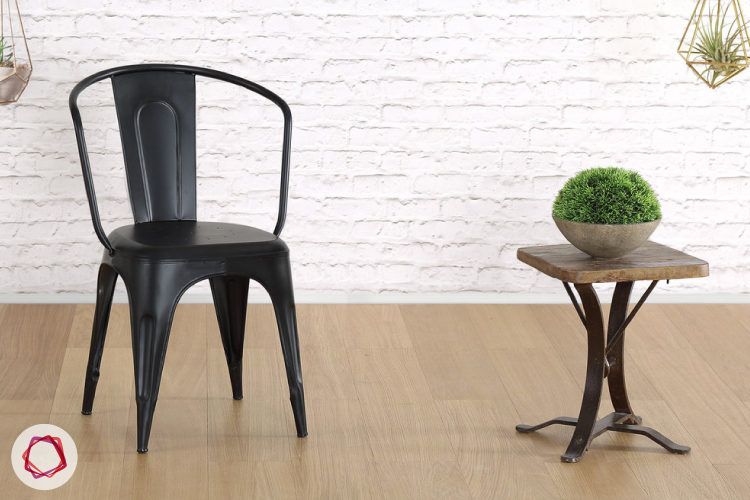 Add the Tolix chair's industrial edge both indoors and outdoors. Famous chair designs_tolix chair