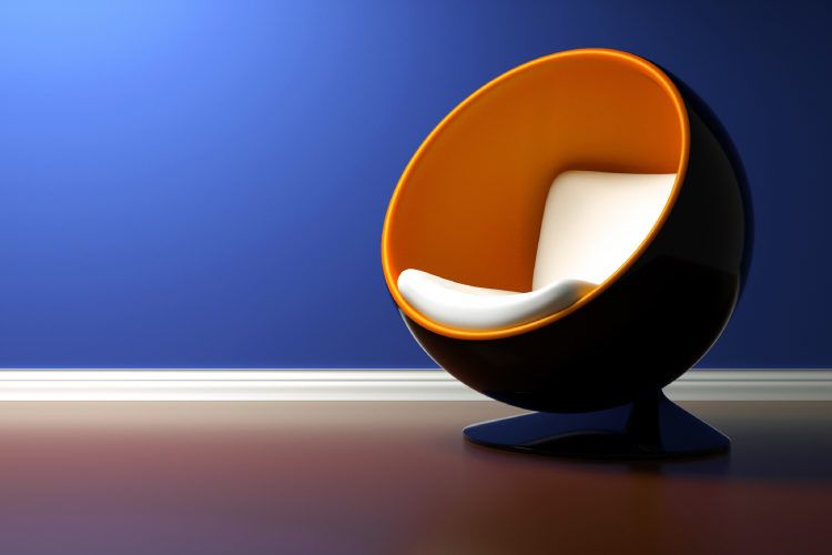 The unconventional and futuristic design of the Ball chair make it an ideal fit for lounges. Famous chair designs_ball chair