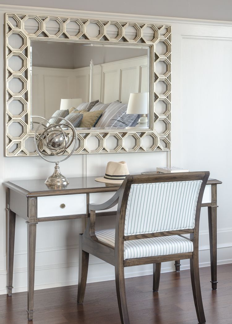 console table in guest room