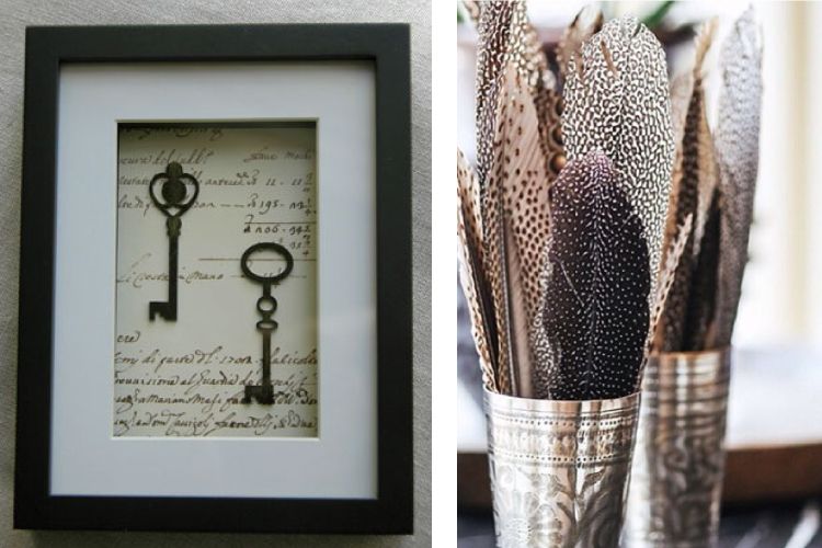 Frame antique silver keys and turn your heirloom into nostalgic art.