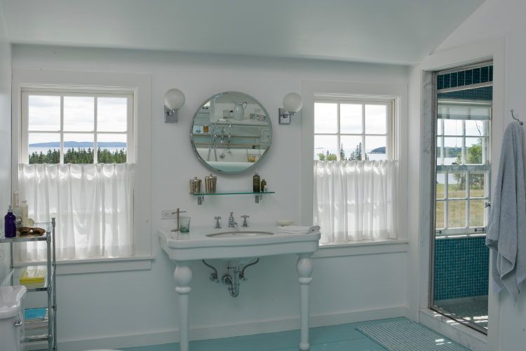 Our top bathroom decorating tip is adding some color. Bathroom decorating tips_add some color