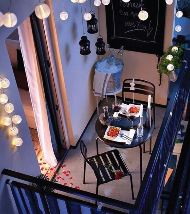 Balcony deals light decoration