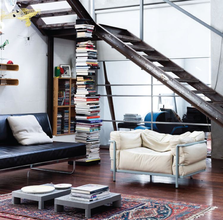 magazine stack in bachelor pad