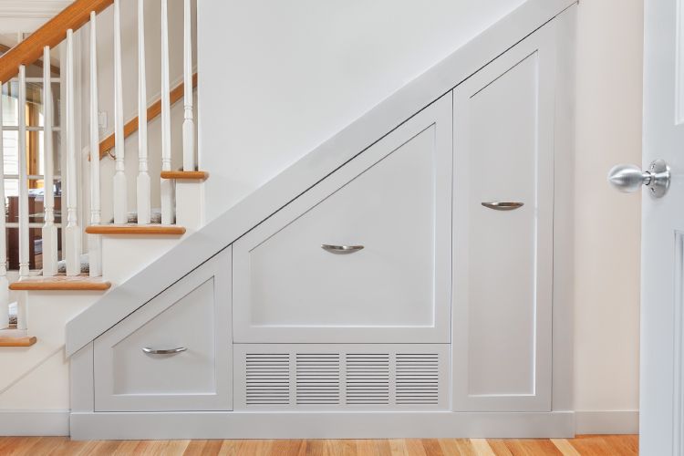 Under your stairs storage ideas