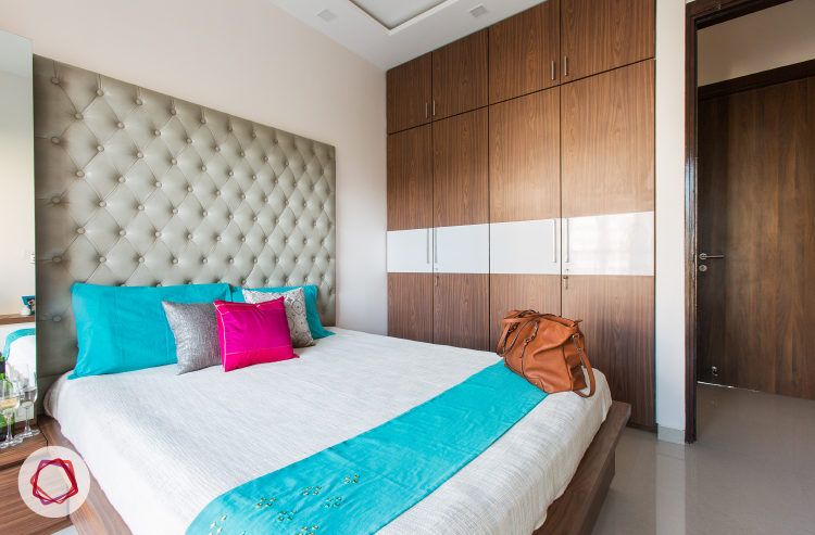 Mumbai interior design_Livspace home_greige headboard