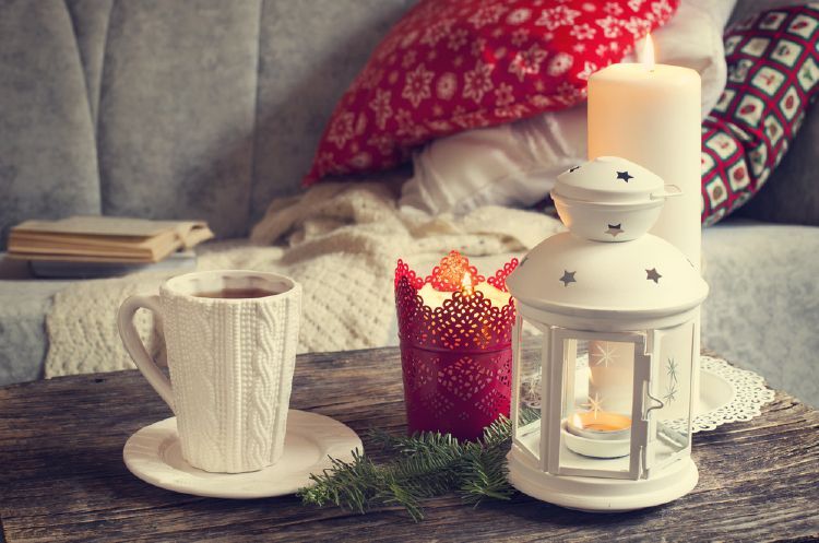 Light some candles for a warm home - in temperature and style.