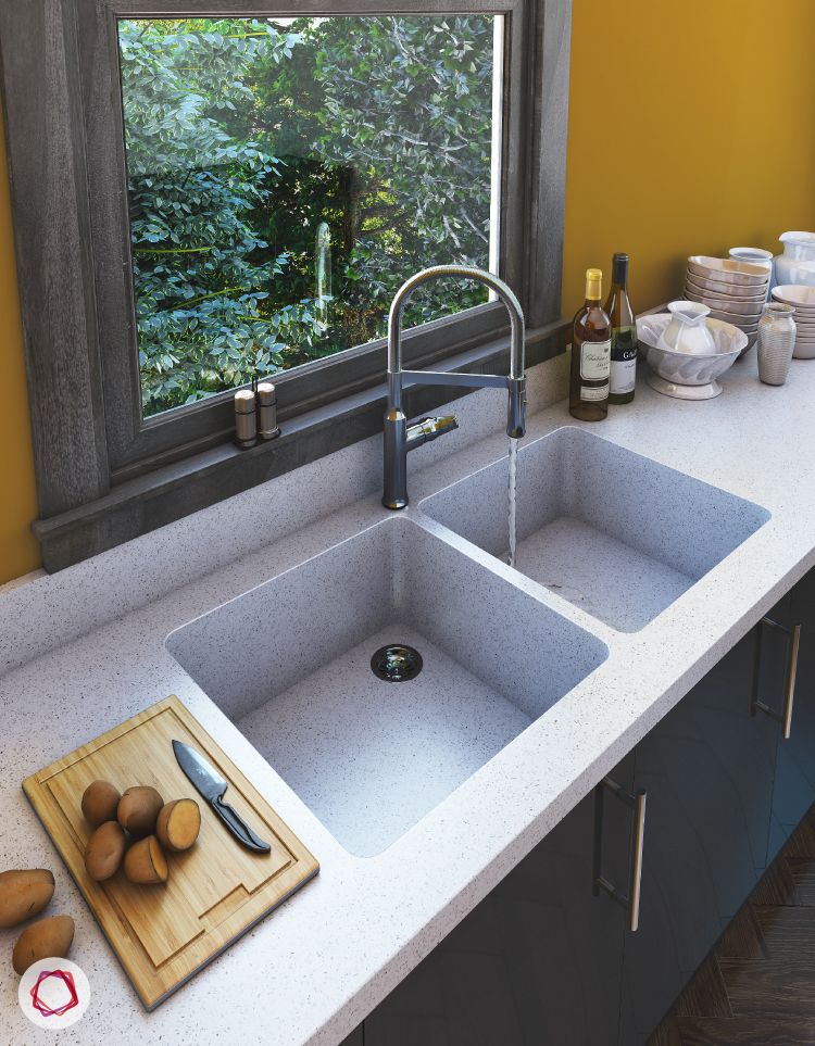 Types Of Kitchen Sinks Available In India, What Is The Smallest Vanity For A Double Sink Kitchen