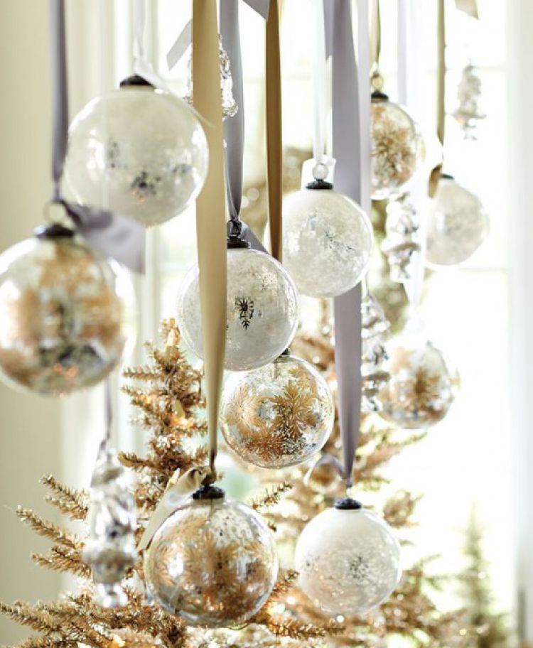 Christmas Ideas-shiny hanging baubles