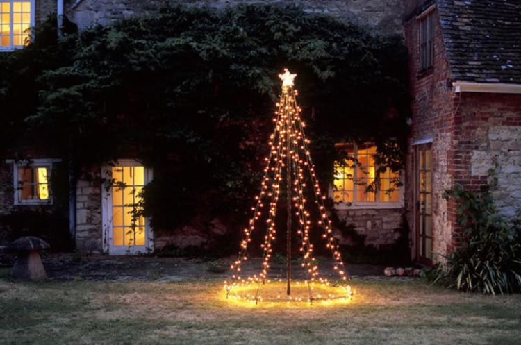 Christmas decorating ideas-Christmas tree-fairy lights
