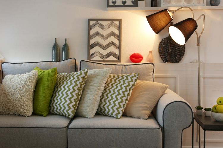 Check out our nifty tricks to cover the space behind your sofa.