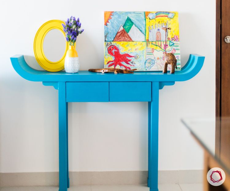 Mumbai interior design-entry console