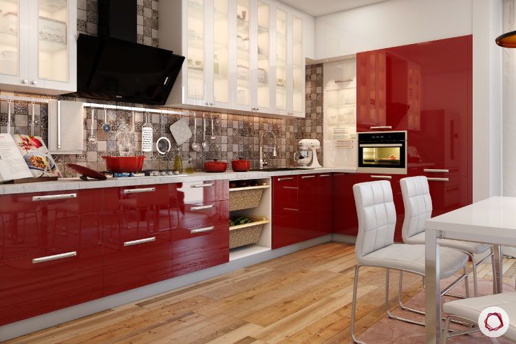 colour-schemes-for-kitchen-red-wine