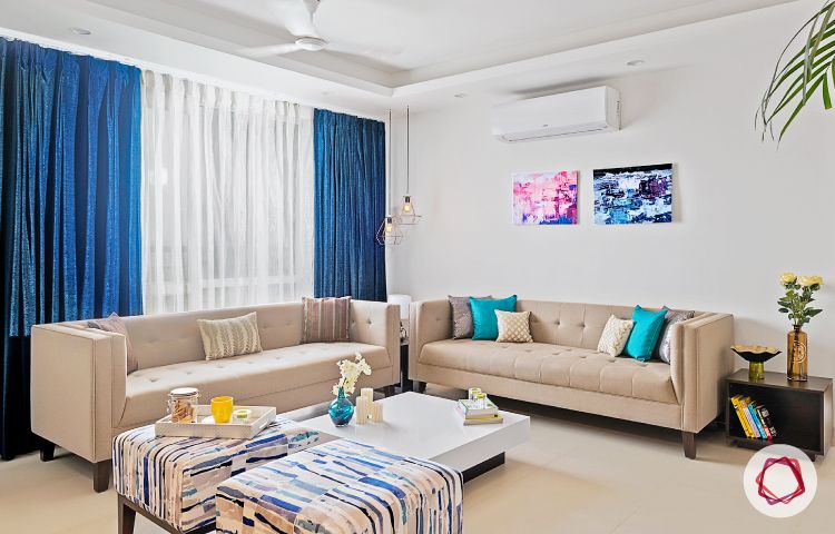 Noida interior design_living room