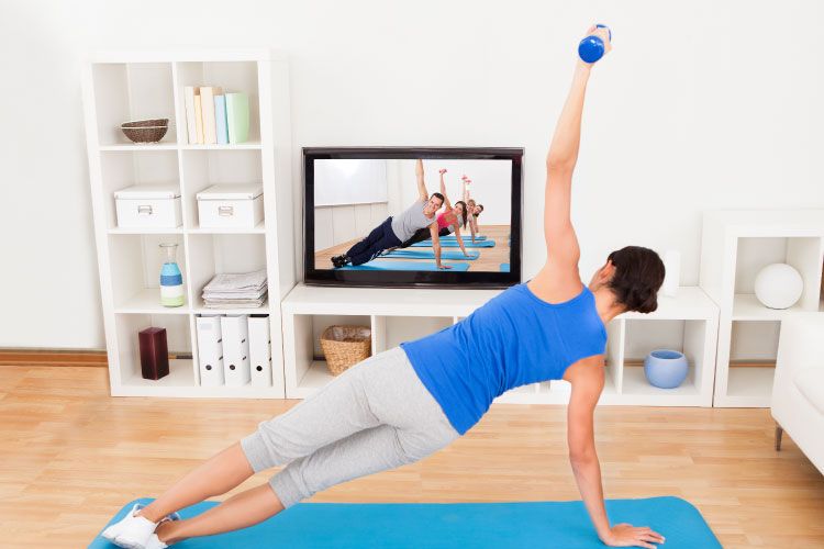 home gym-yoga mat