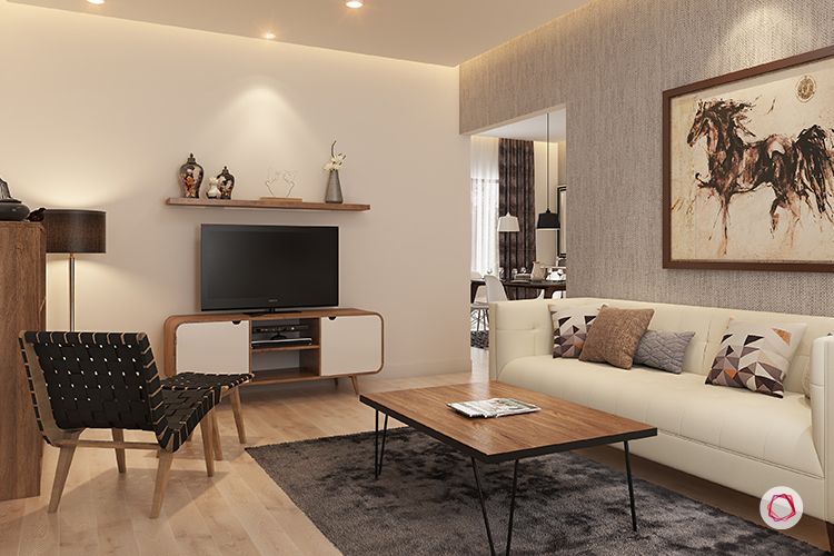 interior design bangalore sekhar hydepark - TV unit