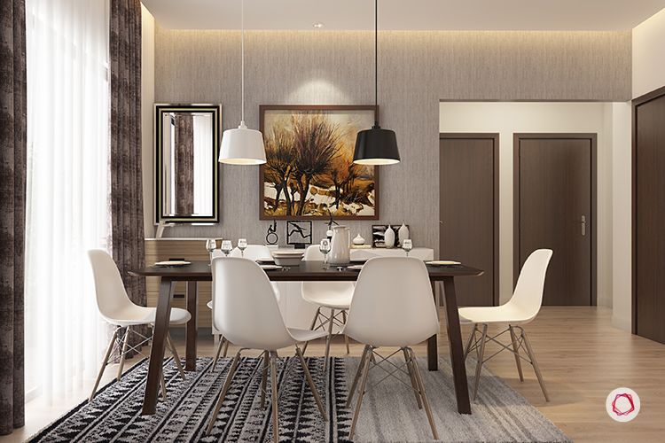 interior design bangalore sekhar hydepark - dining room