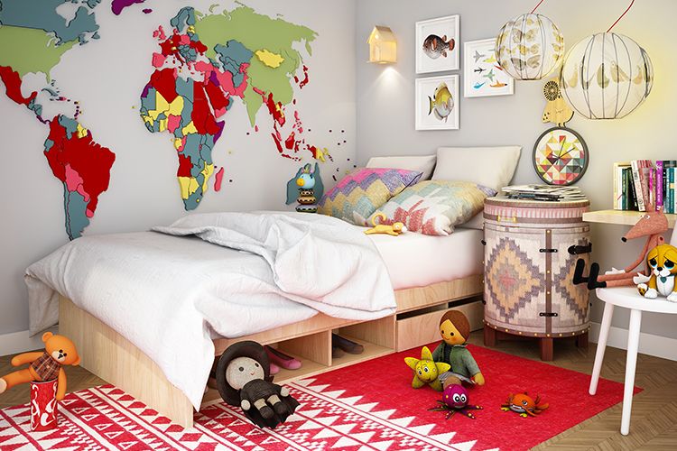 Kids bedroom interior store design