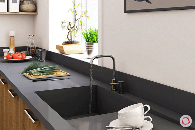 One piece sink_glossy