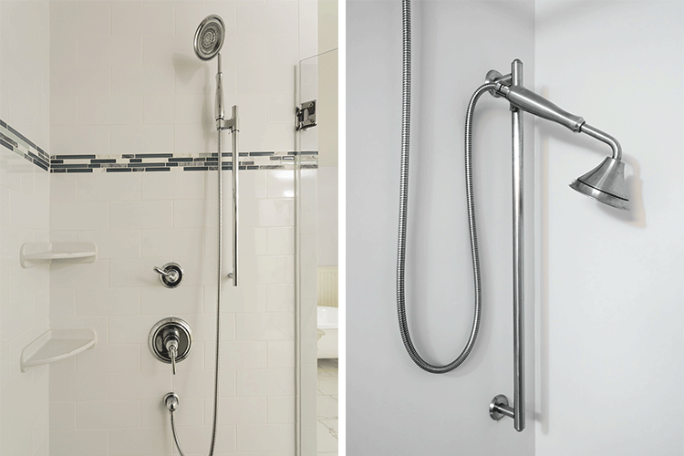 types of shower heads 