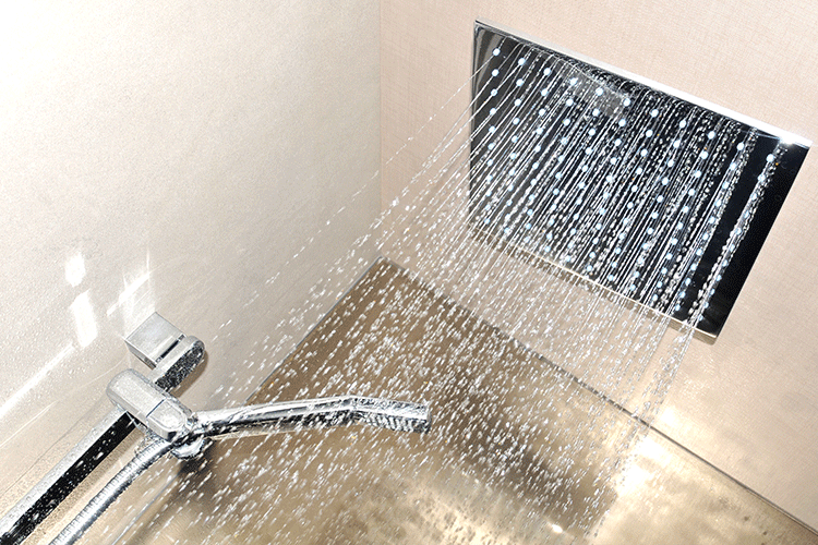 types of shower heads 