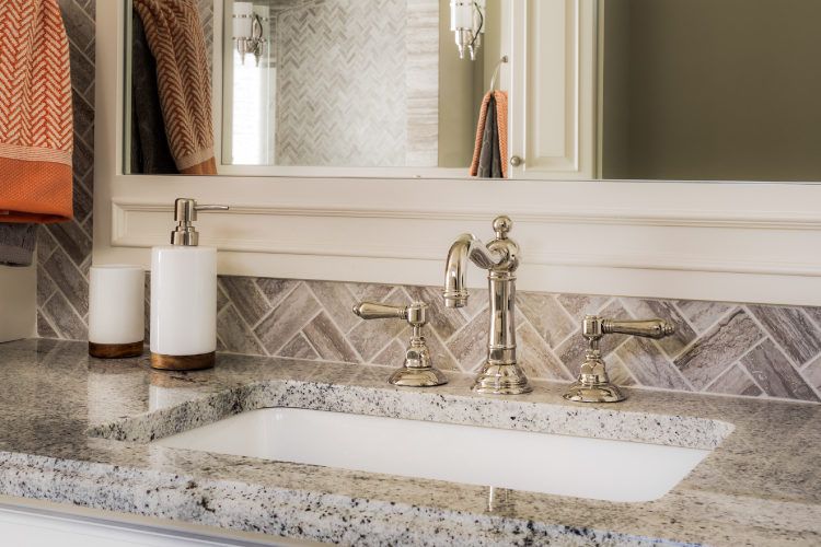 Your Guide To Choosing Bathroom Countertops, Bathroom Vanity With Granite Sink