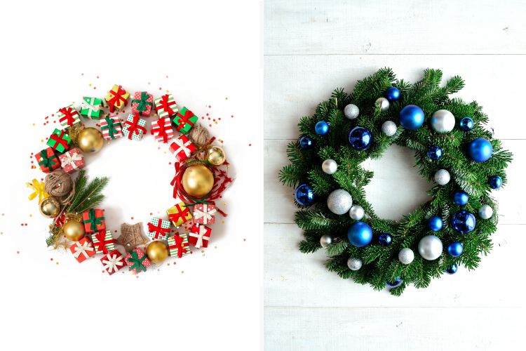 christmas wreath DIY