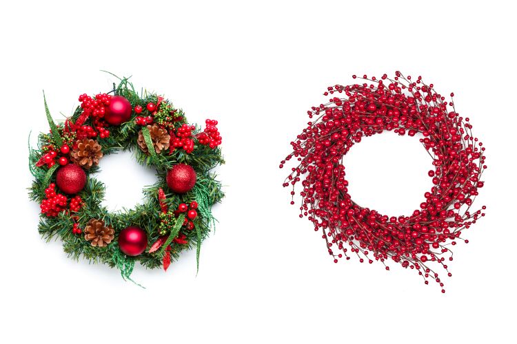 christmas wreath DIY