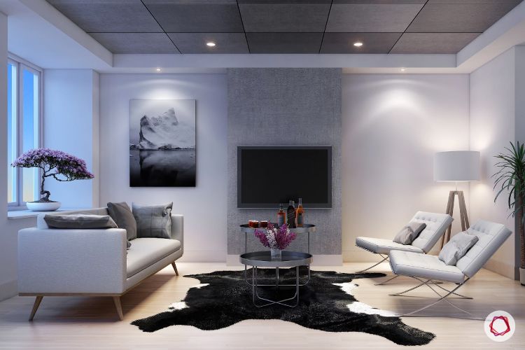 grey living room
