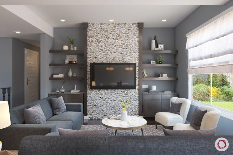 grey living room