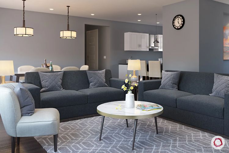 grey living room