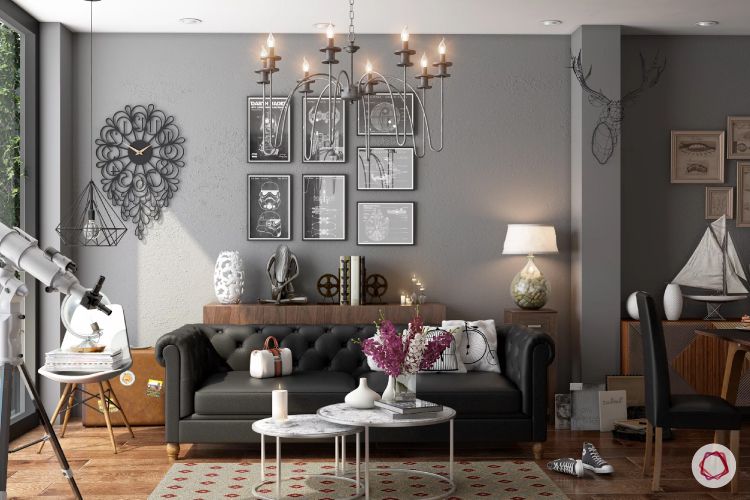 grey living room