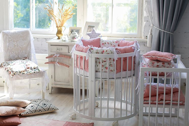 repurpose baby cradle