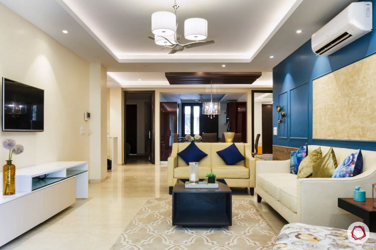 false ceiling lights for living room