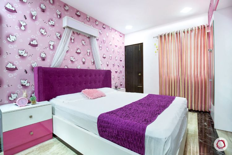 kids-bedroom-pink-wallpaper-theme