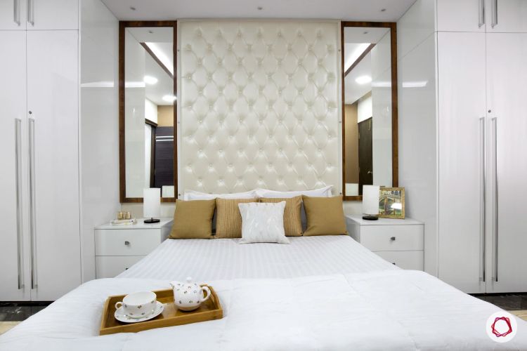 white-theme-bedroom-headboard-with-mirrors