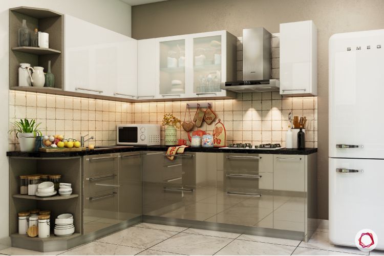 compact-kitchen-design-open-shelves-corner