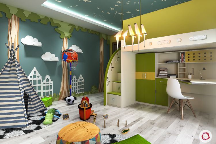 kids room almirah