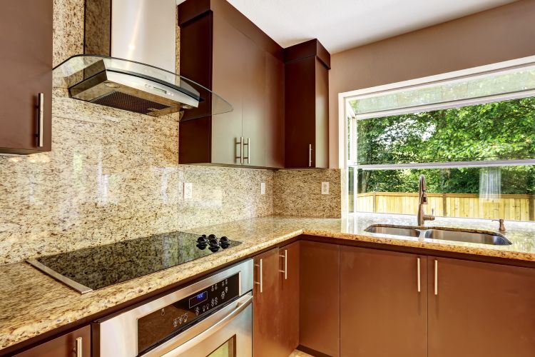 kitchen tiles-granite backsplash for kitchen-brown kitchen cabinet designs