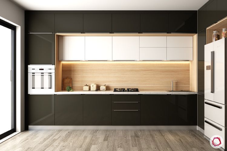 Kitchen Tiles-wooden kitchen backsplash-black and white kitchen