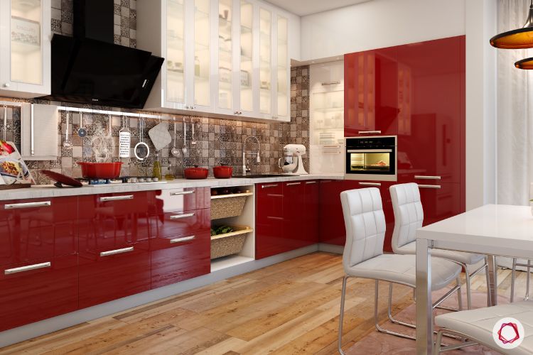 red-modular-kitchen-design