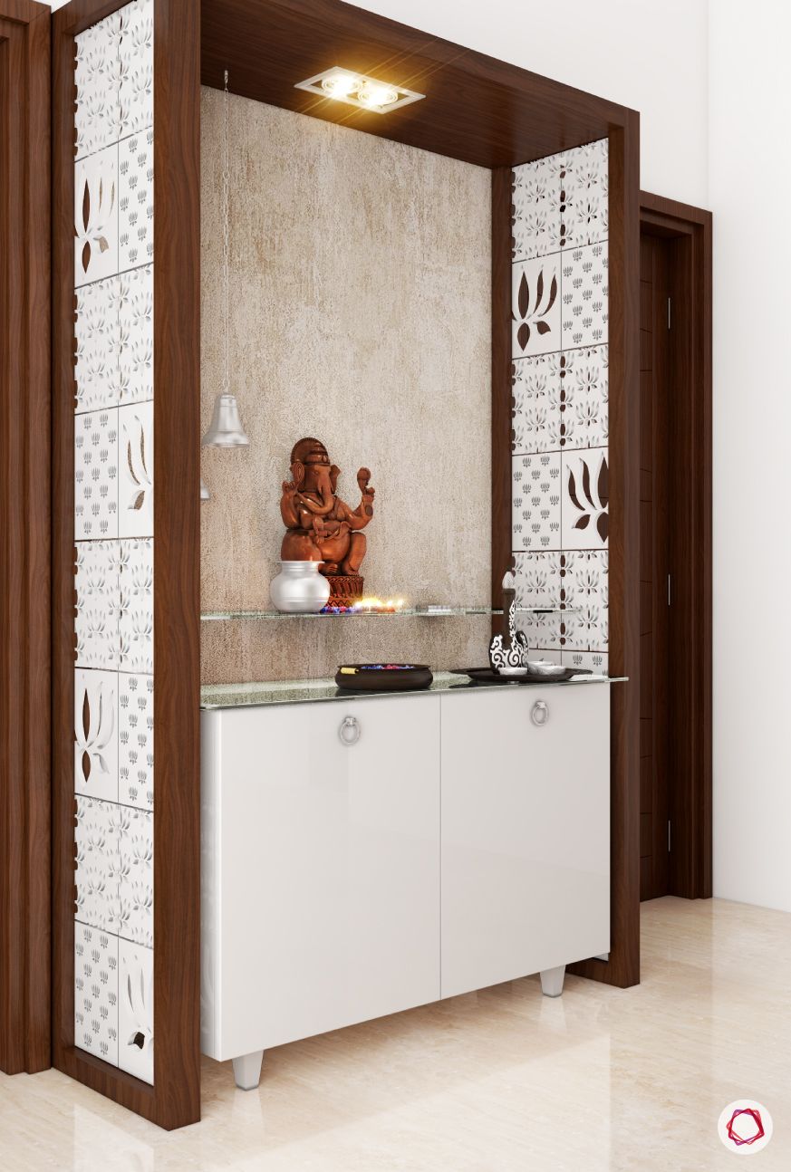 Unique Brass Partition Grill design to amplify your Pooja Room