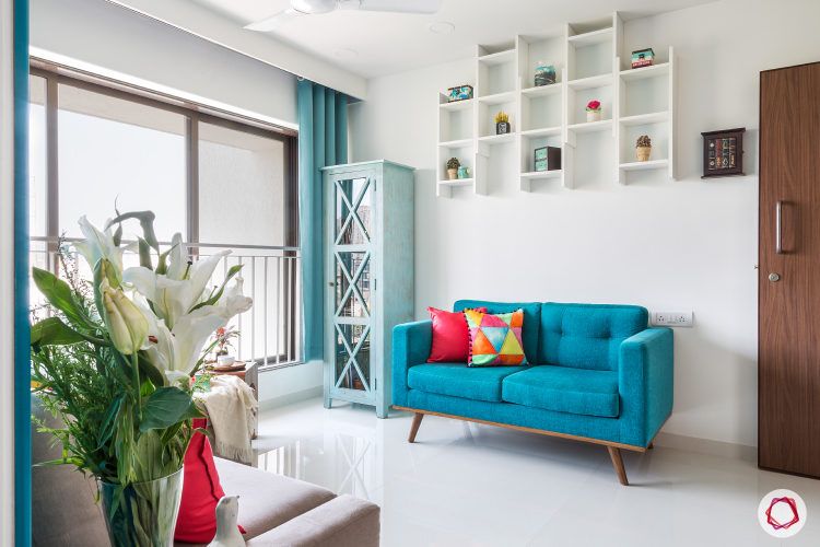 Goregaon home design-blue interiors design