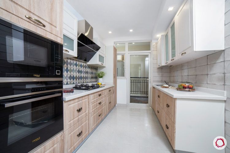 best interior design-white and wood kitchen-classic colour scheme