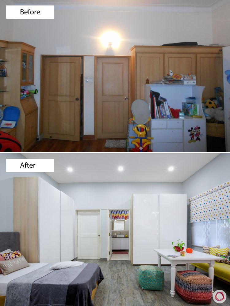 Room interior design_before after 1