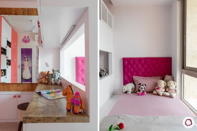 Hiranandani-Thane-pink kids room designs
